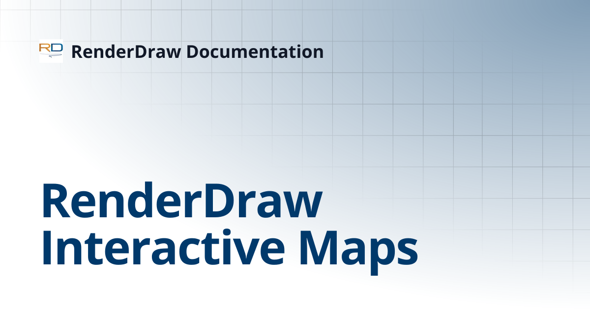 RenderDraw Interactive Maps | RenderDraw Documentation
