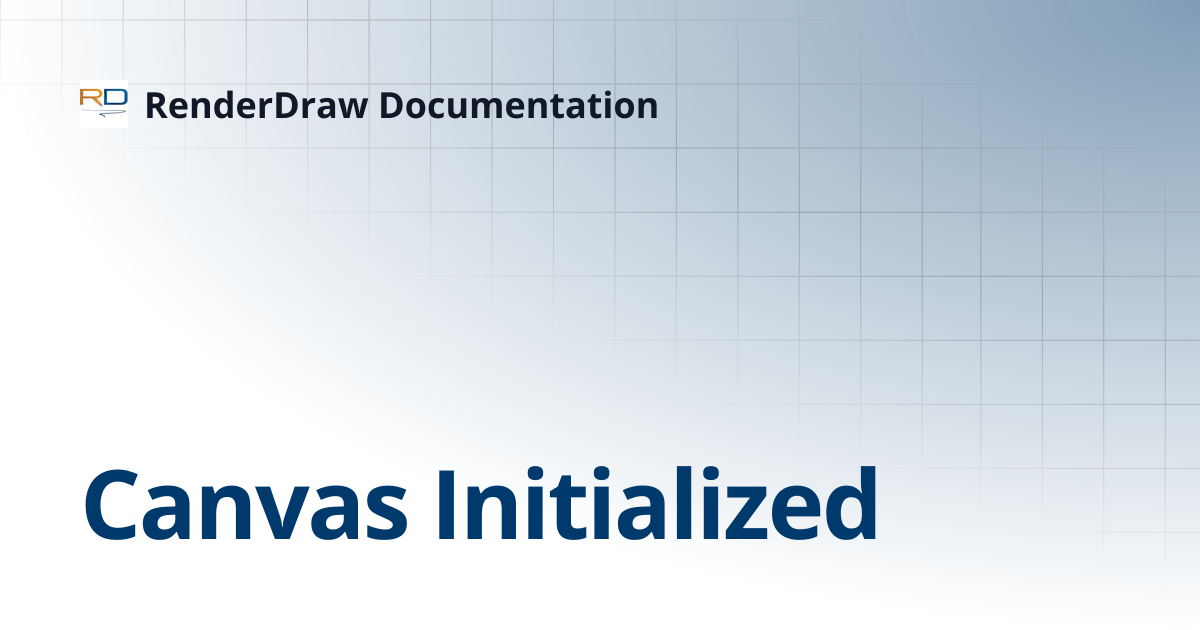Canvas Initialized | RenderDraw Documentation